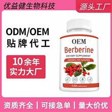 跨境出口tk亚马逊电商热销小檗碱黄连素膳食胶囊源头工厂代加工