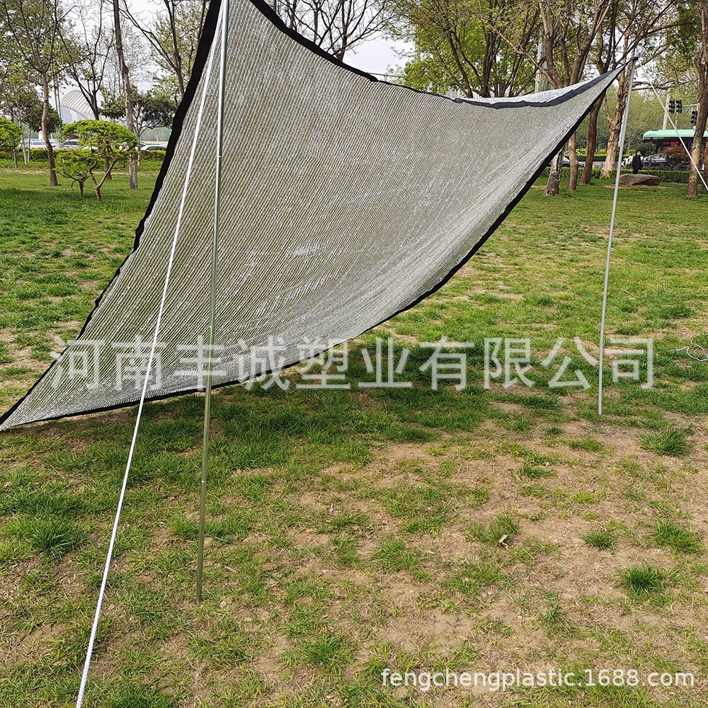 Может использоваться как Солнцезащитная сетка из алюминиевой фольги 80% Солнцезащитная сетка 3*4 прочная Светоотражающая сетка Солнцезащитная сетка для пикника цельная стартовая партия