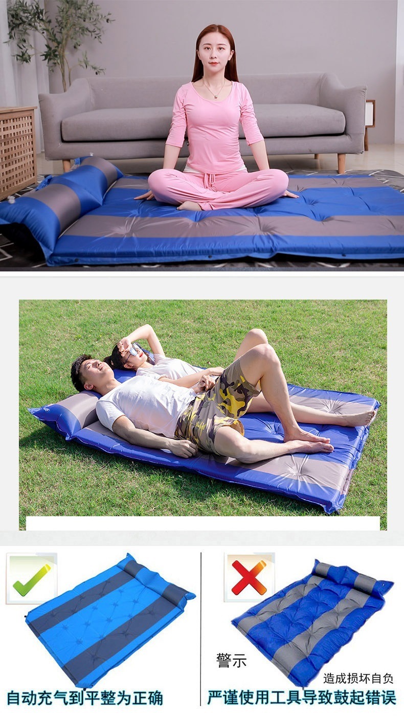 Universal car air mattress for sleeping in the SUV trunk, suitable for travel, self-driving tours, camping, and rear seat car air bed