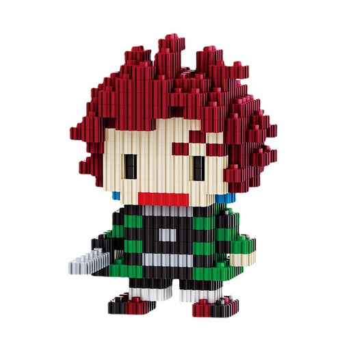 Cross-border compatible LEGO small particle cartoon blade anime themed peripheral intellectual puzzle toy wholesale
