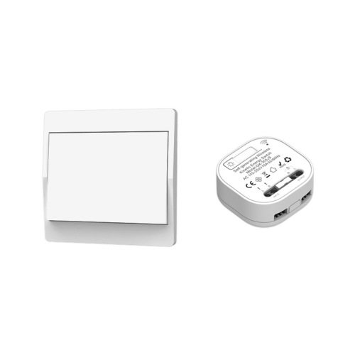 Self-generating wireless switch with frame, home remote control wall switch, battery-free, single control, dual control, waterproof, optional sticker