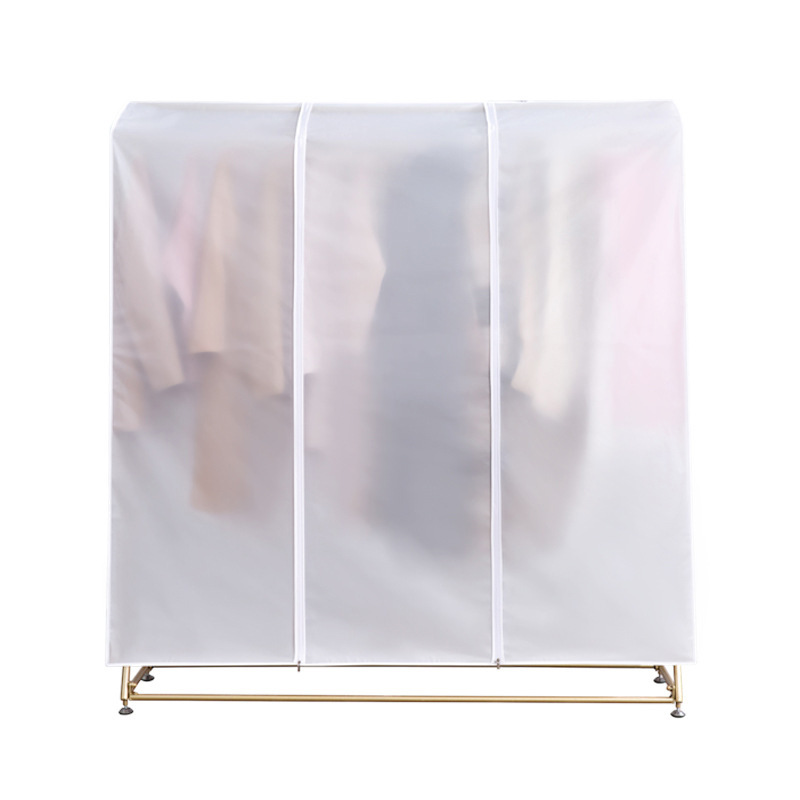 Ropa tridimensional bolsa de almacenamiento a prueba de polvo impermeable a prueba de humedad lavable ropa del hogar cubierta moderna capa simple bolsa de polvo