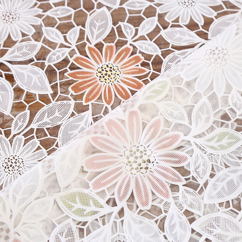 Impresión de atmósfera simple hueco tela de mesa rectangular impermeable a prueba de aceite sin lavado a prueba de quemaduras mesa de té mesa de comedor tela de mesa mahjong