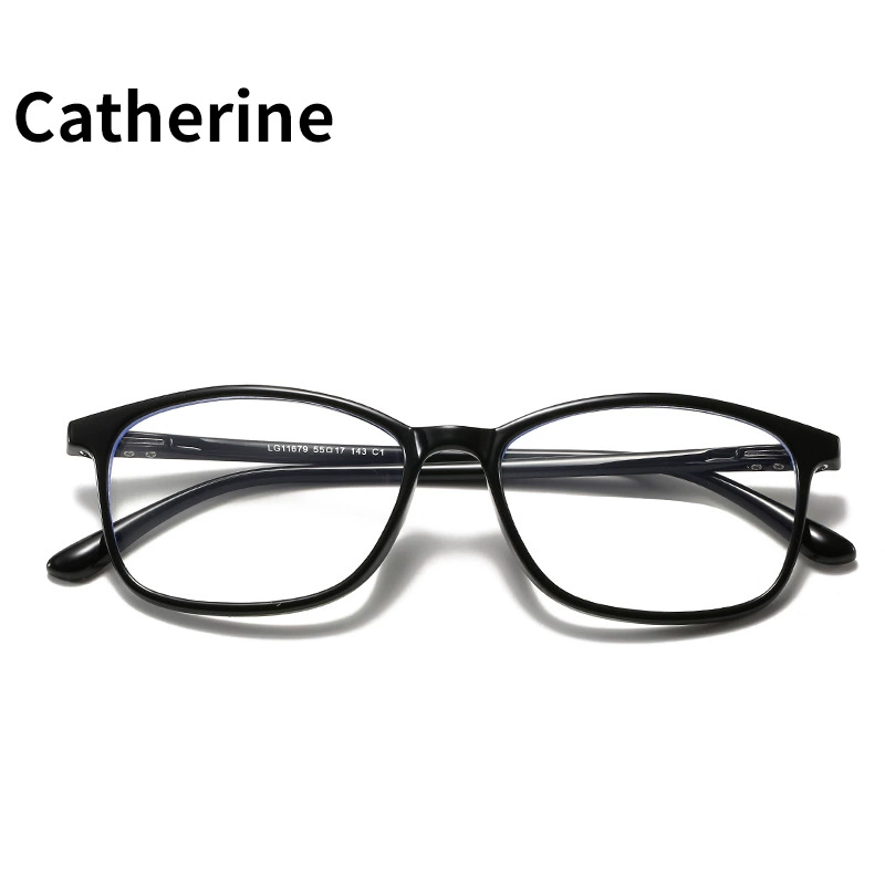 Очки с защитой от синего света Catherine, элипсовидная рамка унисекс, ретро стиль (множество цветов рам)