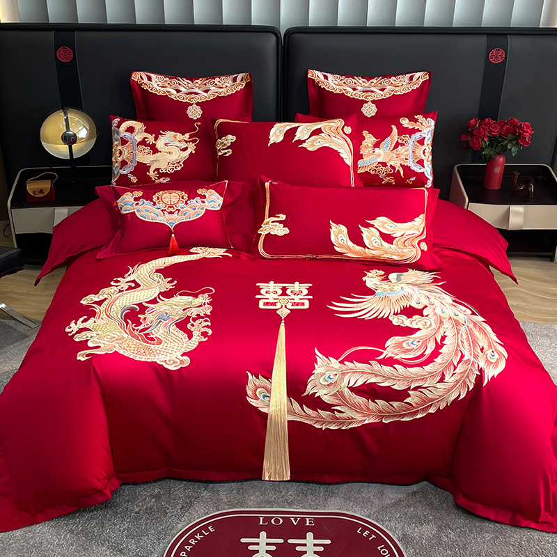 드래곤과 피닉스 더블 뷰티 D [고급 자수]