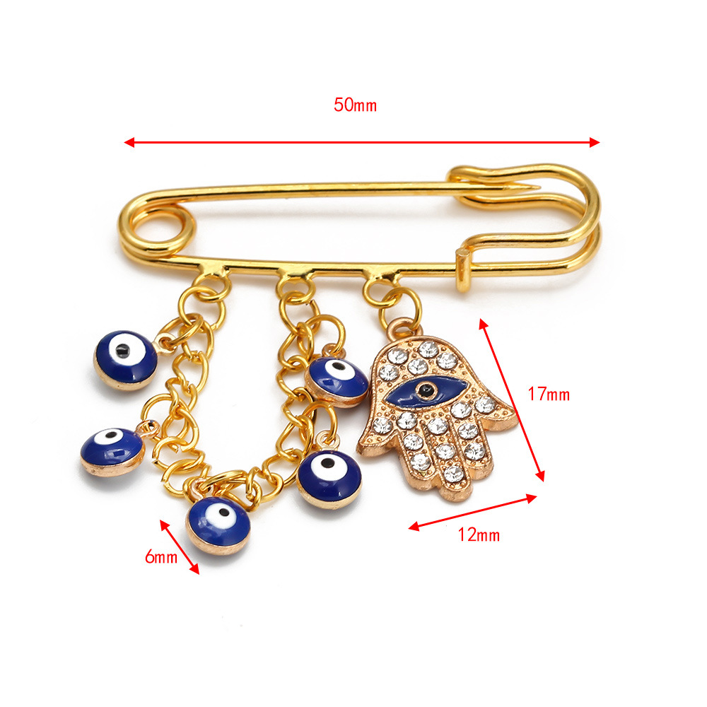 Simple Style Eye Alloy Plating Women's Brooches display picture 41