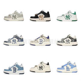 mlb中帮学长鞋NY洋基队大标增高板鞋情侣休闲运动鞋男女5cm厚底鞋