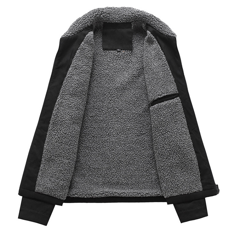 コートメンズカジュアルメンズジャケット春秋紳士服ゆったり大きいサイズプラスベルベットトップススエード暖かい服|undefined