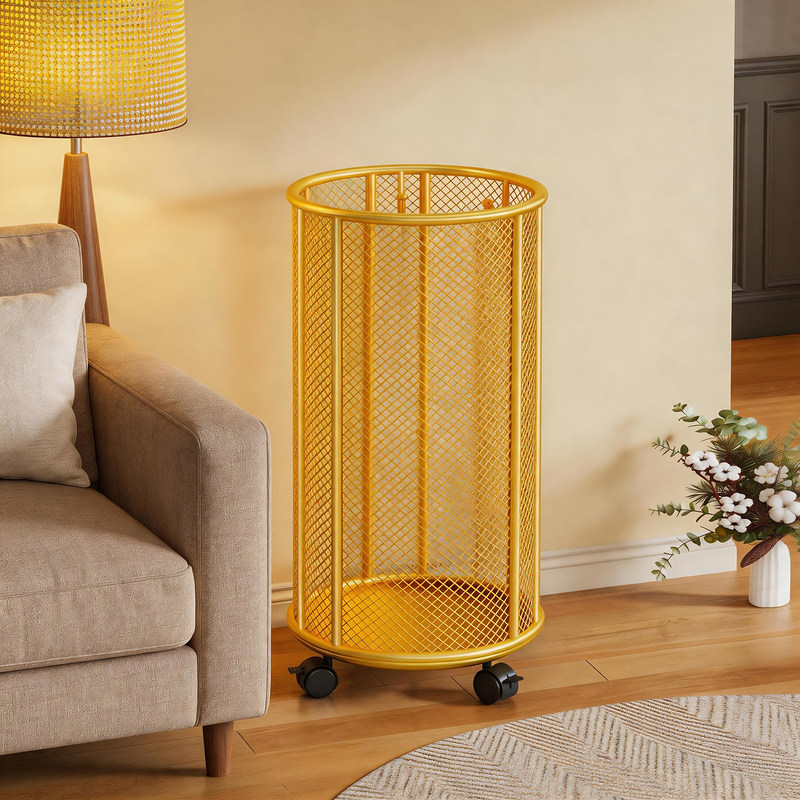 Hollow-Out Trash Can for Living Room, Large-Capacity Household Waste Bin, Cleaning Paper Towel Storage Bin Hollow-Out Trash Can for Living Room, Large-Capacity Household Waste Bin, Cleaning Paper Towel Storage Bin