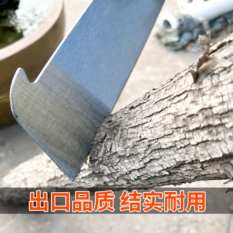 Exportación de cuchillo de caña de azúcar de acero de manganeso espesado cortar árboles cortadores de madera cuchillo de sandía cuchillo de coco cuchillo de pesca al aire libre