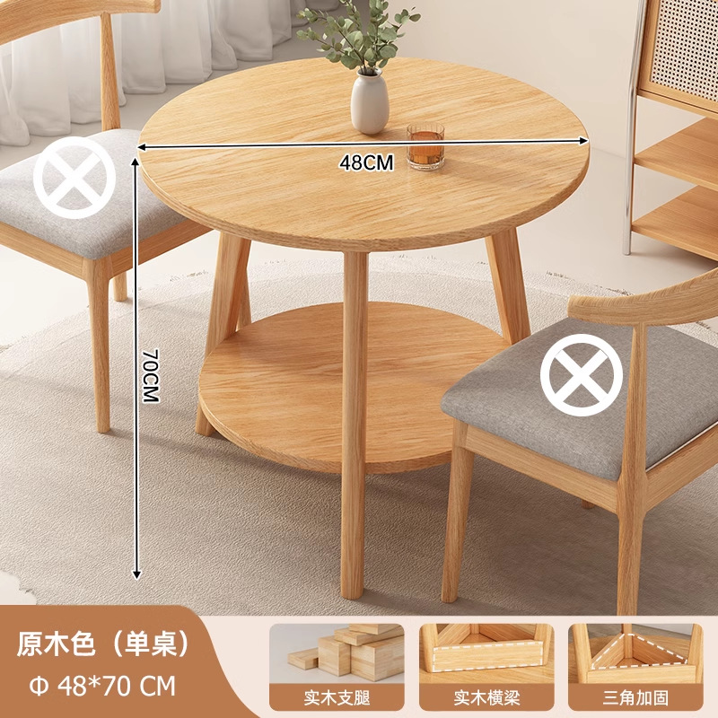 Mesa de comedor redonda de madera maciza, sala de estar, casa de alquiler, mesa de comedor familiar, apartamento pequeño, mesa de comedor pequeña, comedor, mesa de comedor pequeña comercial