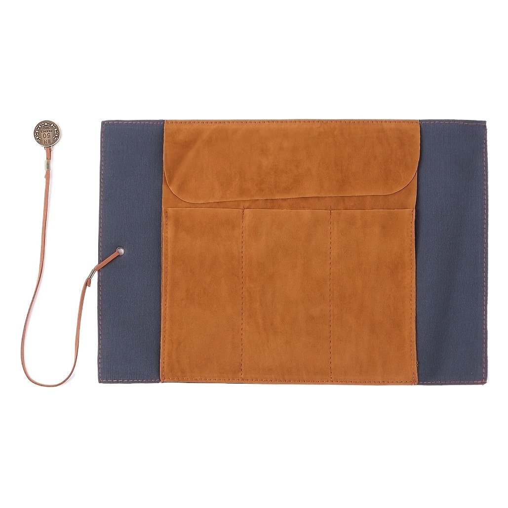 Creativo mapa del tesoro de cuero de la lona de la vendimia caja de lápiz de gran capacidad lindo simple caja de lápiz