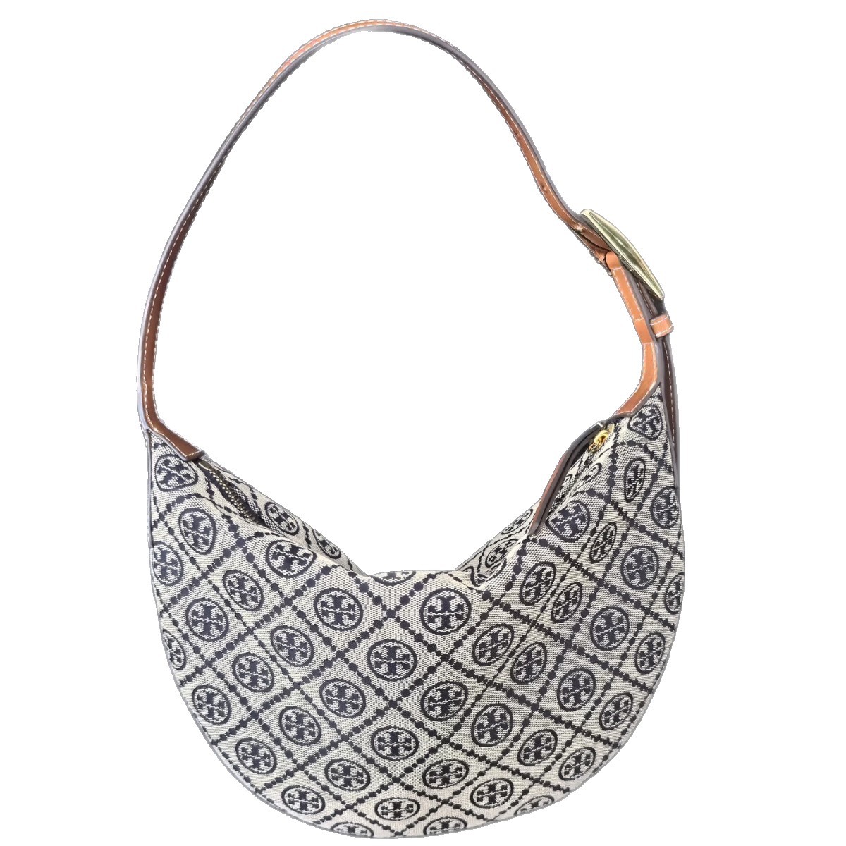 Export Quality TB New Hobo Messenger Tote Bag Trendy Fashion Embroidered Underarm Bag Crescent Moon Bag for Women - Thumbnail 5