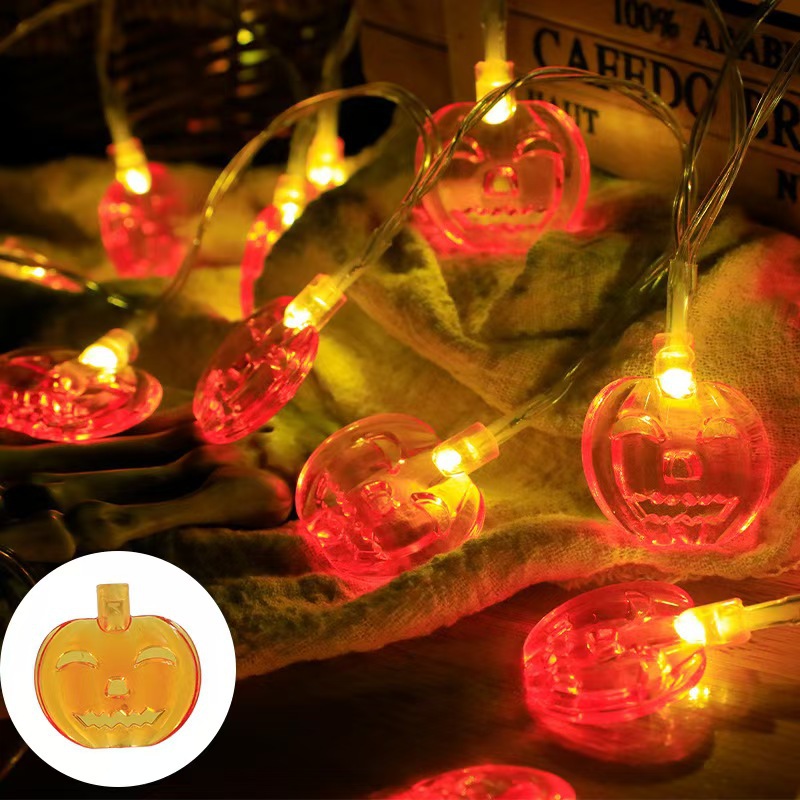 calabaza con ojos cerrados y sonrientes (4 cm)