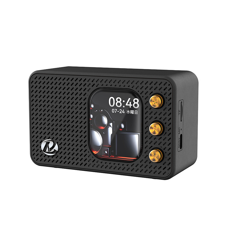 Ultra-High-Definition Screen, Smart Bluetooth Speaker, Portable Home Alarm Clock, Large Capacity, Long Battery Life, Outdoor Sports and Office Use