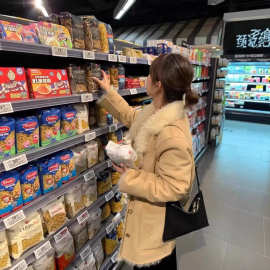 韩国 LFM LayeredShearling两面穿 毛绒绒皮毛一体 夹克外套