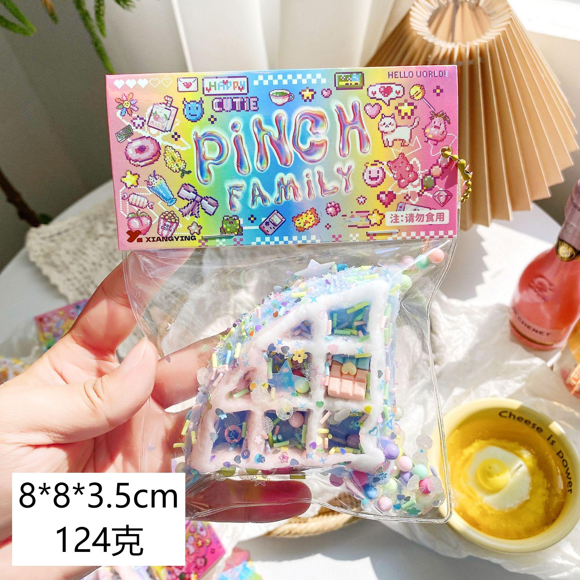 Juguete antiestrés suave tipo donut, un mágico juguete antiestrés suave.