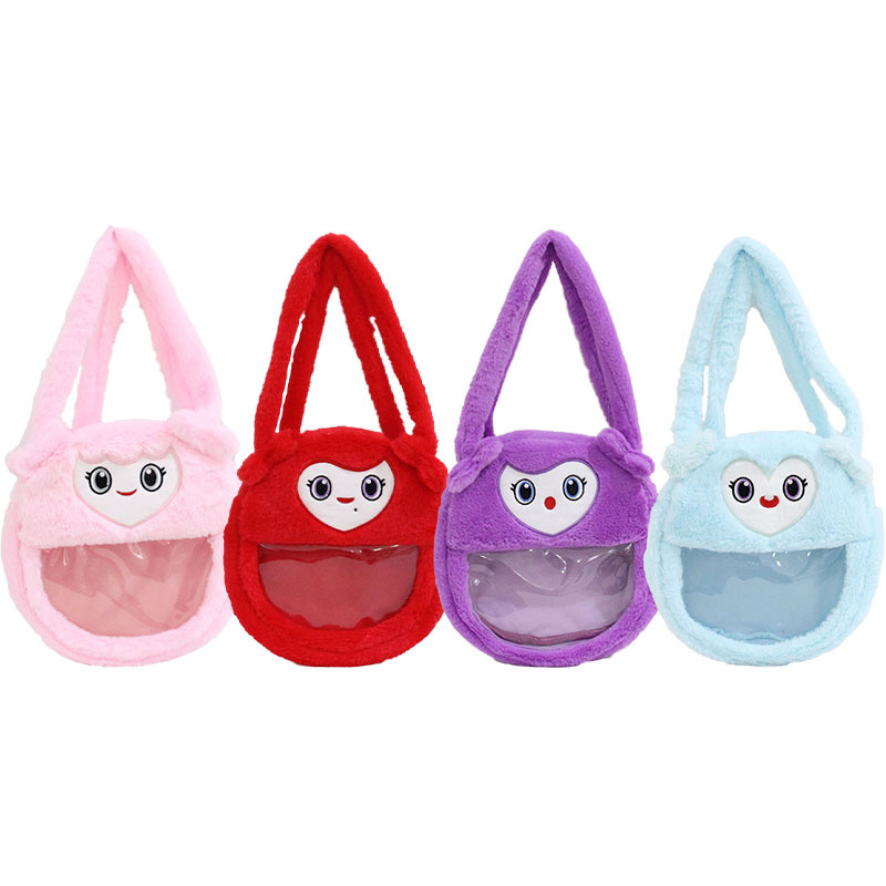 Twice朴志效平井桃孙彩瑛momo lovely毛绒手拎包单肩包韩国明星