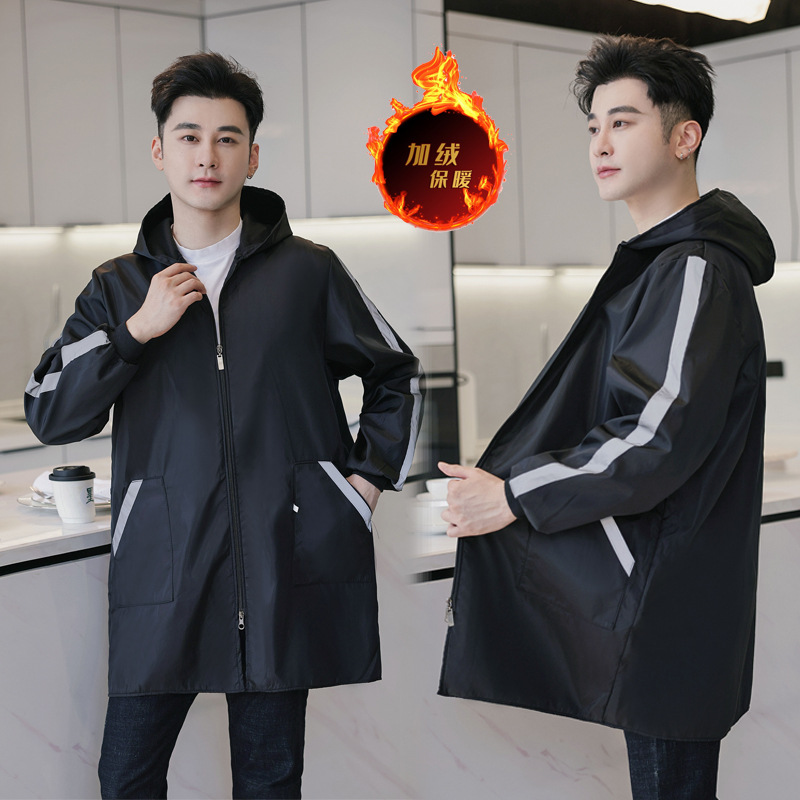 핫 스타일 플러스 벨벳 [반사 스트립] 블랙 A02