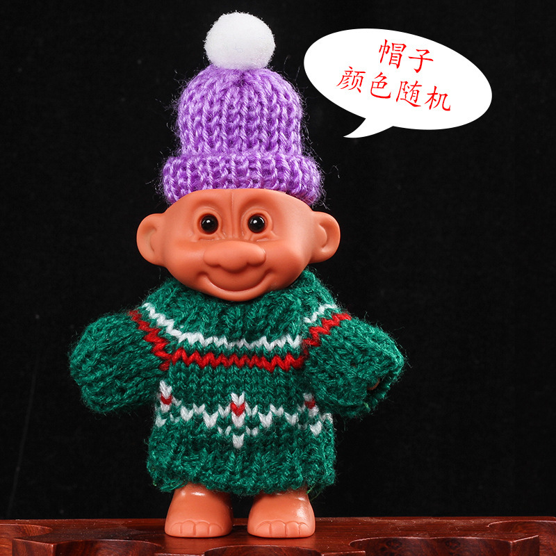 Encendedor suéter retro 90s sombrero troll muñeca dulce cool chica bungee cubierta de cigarrillos de silicona