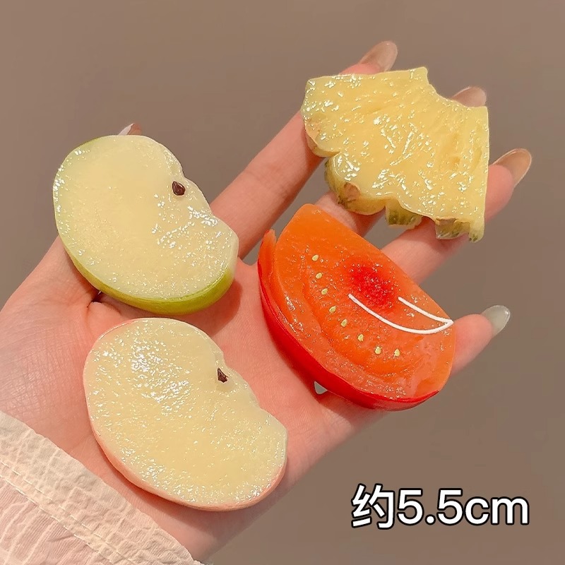 Coreano dulce dopamina hueso de color pequeño broche de pelo lateral universal broche de pelo roto lindo broche de moda mujer