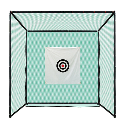 3-meter x 3-meter golf practice net, indoor and outdoor, home swing and chipping cage, hitting ball net, practice equipment