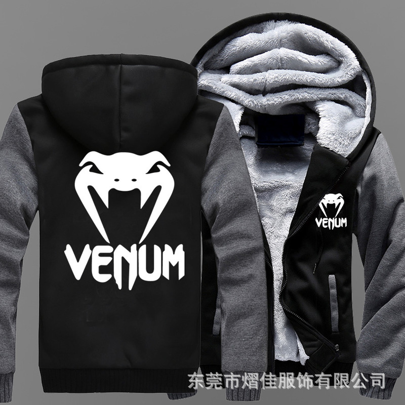 Viper Winter Coat Sports Casual Men's Cotton Sweatshirt Baseball Suit Men's fleece-lined Thickened Warm