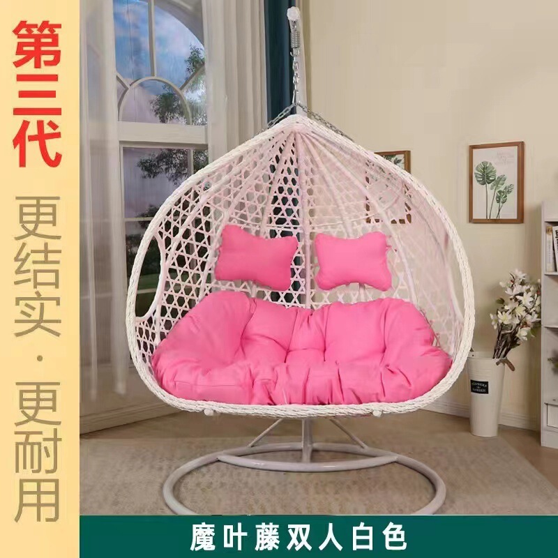 ハンギングバスケット籐椅子ハンギングチェアスイング屋外ホームガーデンロッキングチェア屋内寝室怠惰な椅子バルコニーハンモッククレードル|undefined