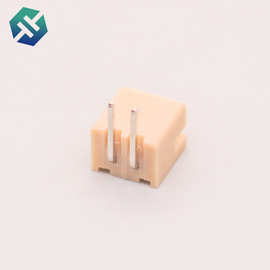 HCZZ0295-2 PH2.0-2AW米色弯针针座母座连接器 2.0mm间距90°插件