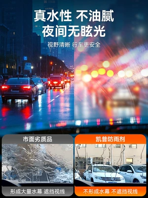 Agent Rainy Day Waterproof Window: Automotive glass defogging agent