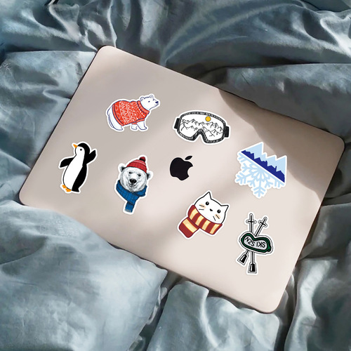 50 New Radiation Game Doodle Sticker Cross-Border Refugee Shelter Kid Notebook Personality Sticker Waterproof Wholesale