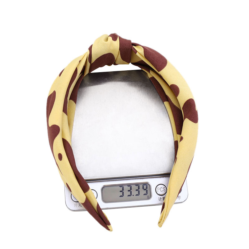 Cow Fabric Printing Knotted Korean Style Headband Wholesale Nihaojewelry display picture 10