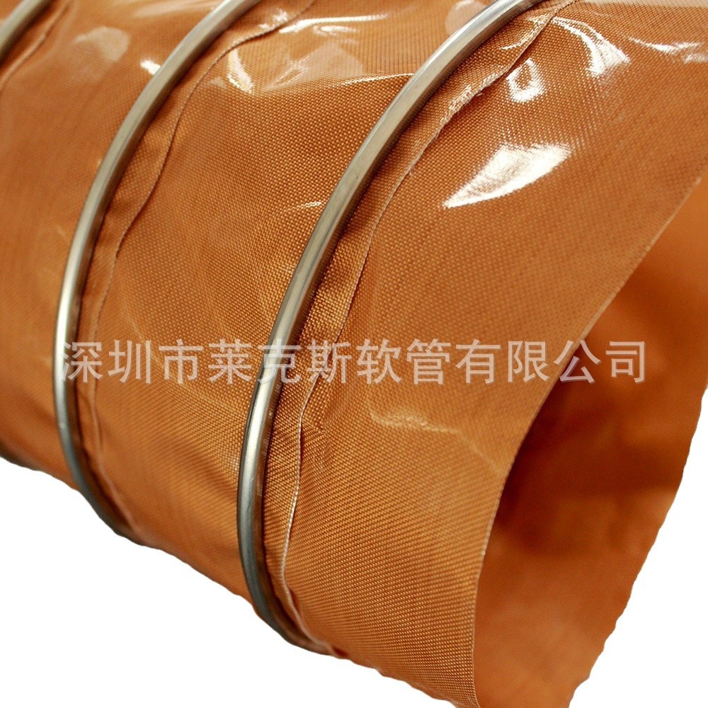 307PTFE风管耐腐蚀耐高温风管黄色PTFE风管黑色PTFE风管耐270度
