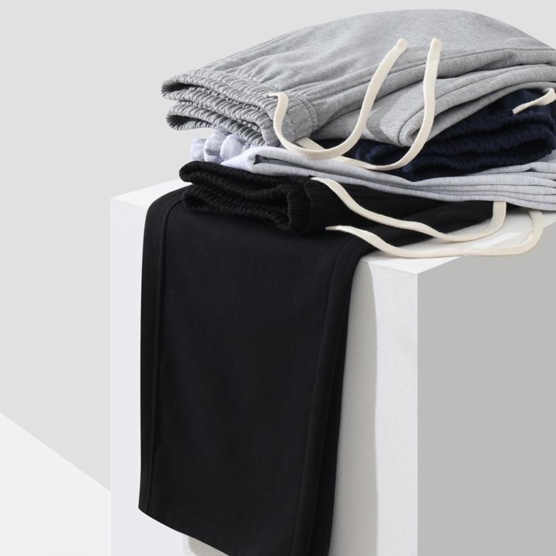 【重磅】春秋新品380g毛圈卫裤男女同款纯色休闲直筒通勤运动裤