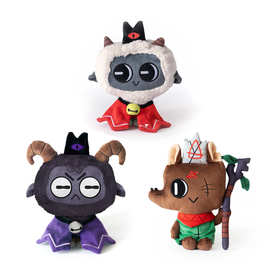 跨境新品Cult of the Lamb 毛绒公仔咩咩启示录羊羔游戏玩偶现货