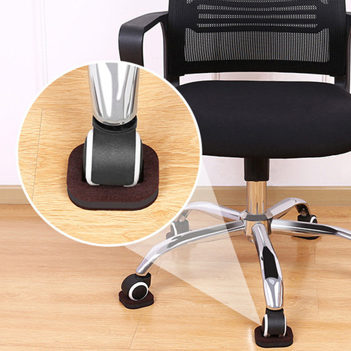 Wheel anti-skid mat computer chair wheel mat felt chair freezer refrigerator sofa swivel wheel wheel holder