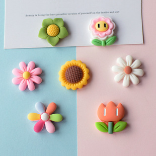 Hot New Fresh Flower Sunflower Resin Jewelry Accessories diy Phone Shell Material 6 into pj201