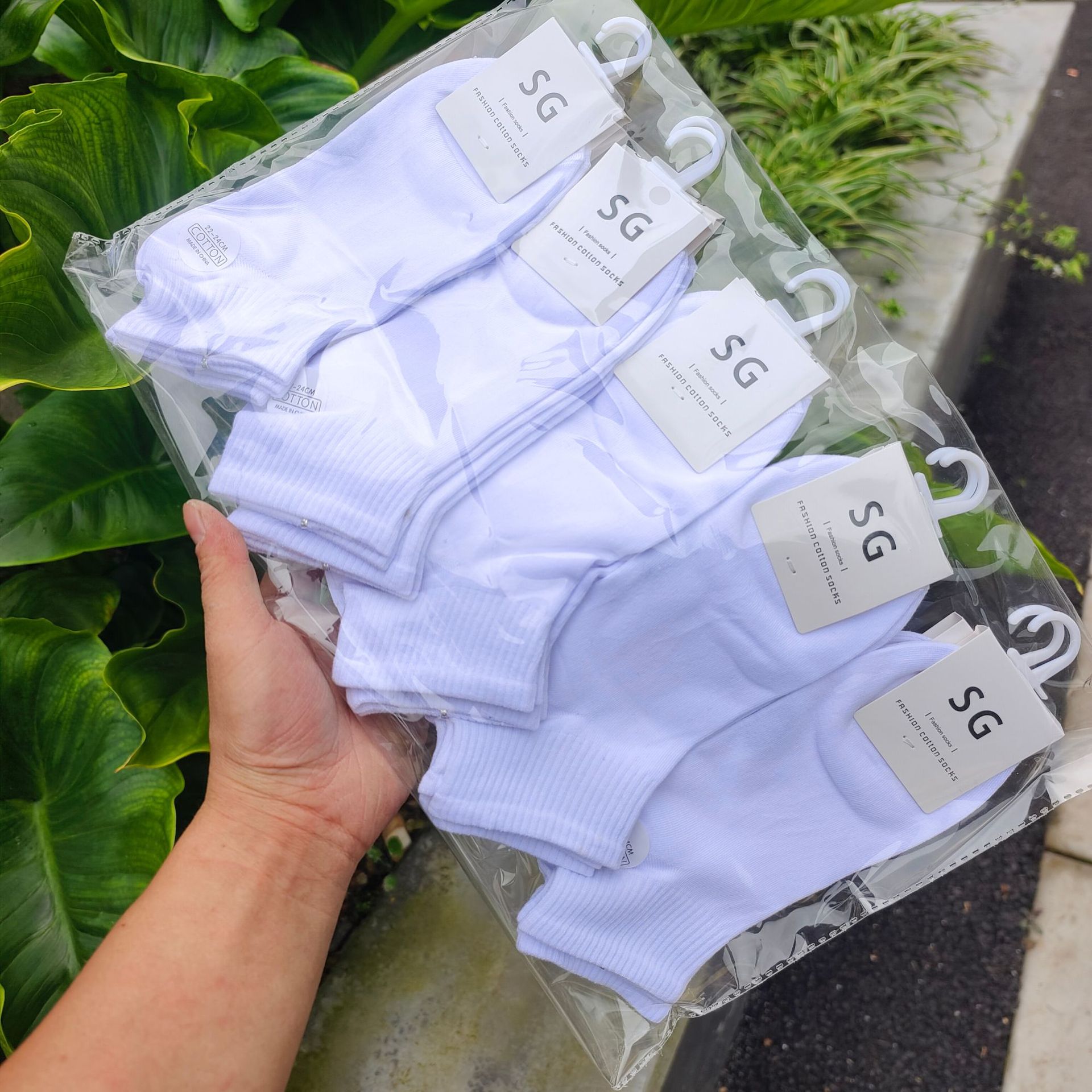 Aimida primavera y verano de las mujeres de algodón fino corto deportes barco Calcetines de moda fresco cómodo sudor-absorbente transpirable rayas finas