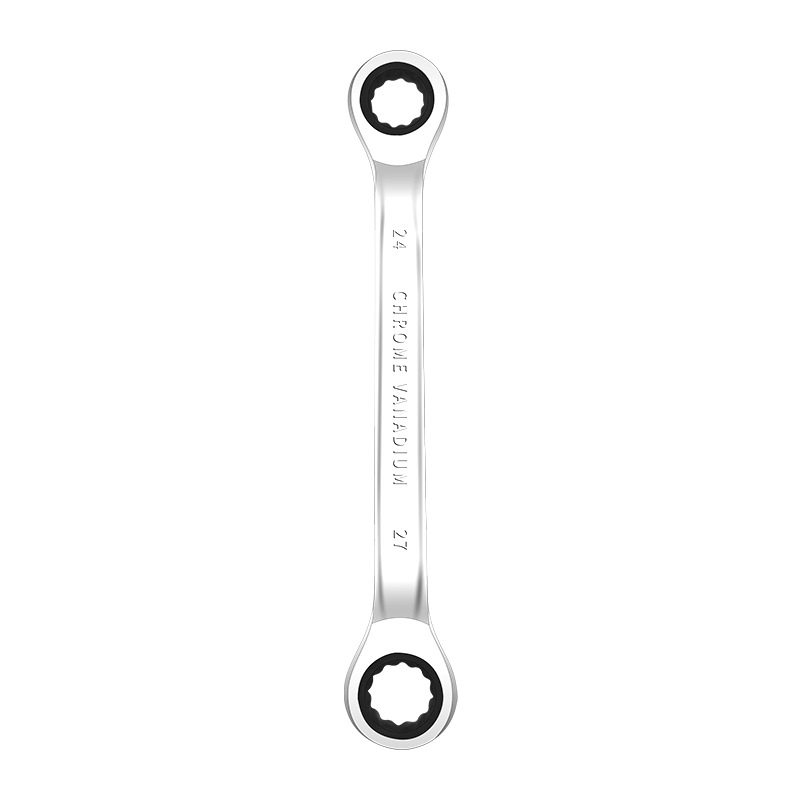 Juego de llave de trinquete de doble cabeza especial transfronterizo Llave de trinquete de engrosamiento rápido y que ahorra mano de obra y mano métrica unidireccional de doble cabeza image 6