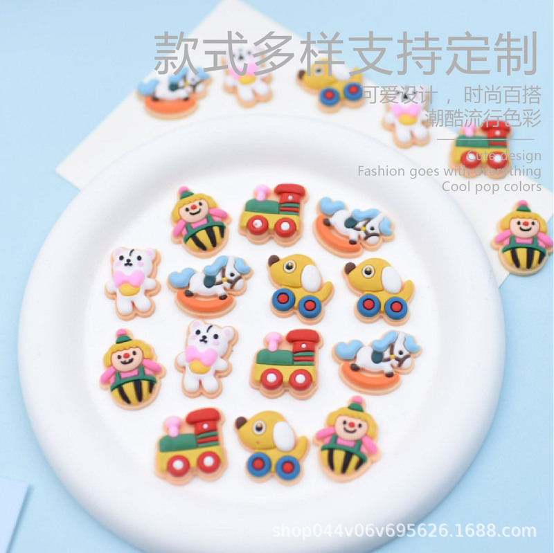 Circus Series 3D Stereo Sticker DIY Mobile Phone Sticker Thermos Cup Sticker Cave Shoes Buckle Storage Box Decoration