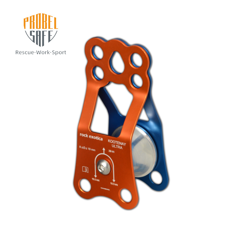 Kootenay over-knot pulley high-altitude fall protection single pulley rope technique rescue holiday large pulley
