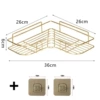 Gold plated + 2 single brushed hooks (kraft paper box)