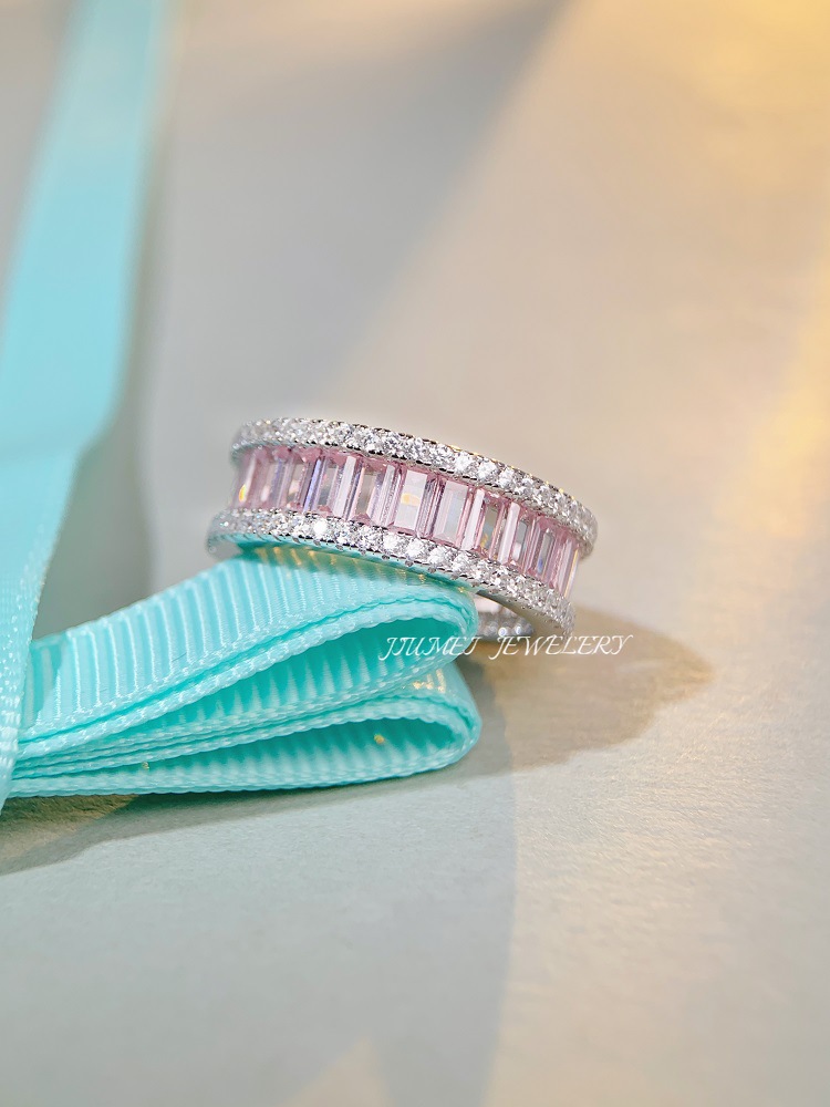 Fashion Geometric Sterling Silver Plating Zircon Rings 1 Piece