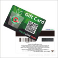 厂家定制PVC条码礼品卡超市线上兑换卡跨境专供超市gift card