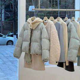 大牌高品质冬季女装尾货批发羽绒服外套棉服实体直播摆摊货源拿货