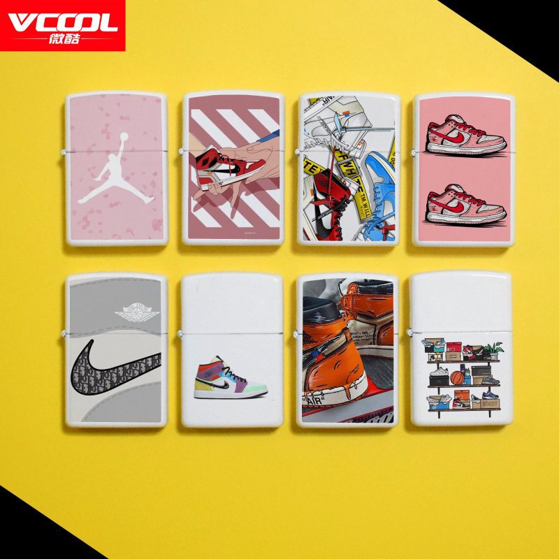 White Jordan aj sneakers lighter cute cartoon style kerosene lighter can be fixed pattern blind box lucky bag giveaway White Jordan aj sneakers lighter cute cartoon style kerosene lighter can be fixed pattern blind box lucky bag giveaway