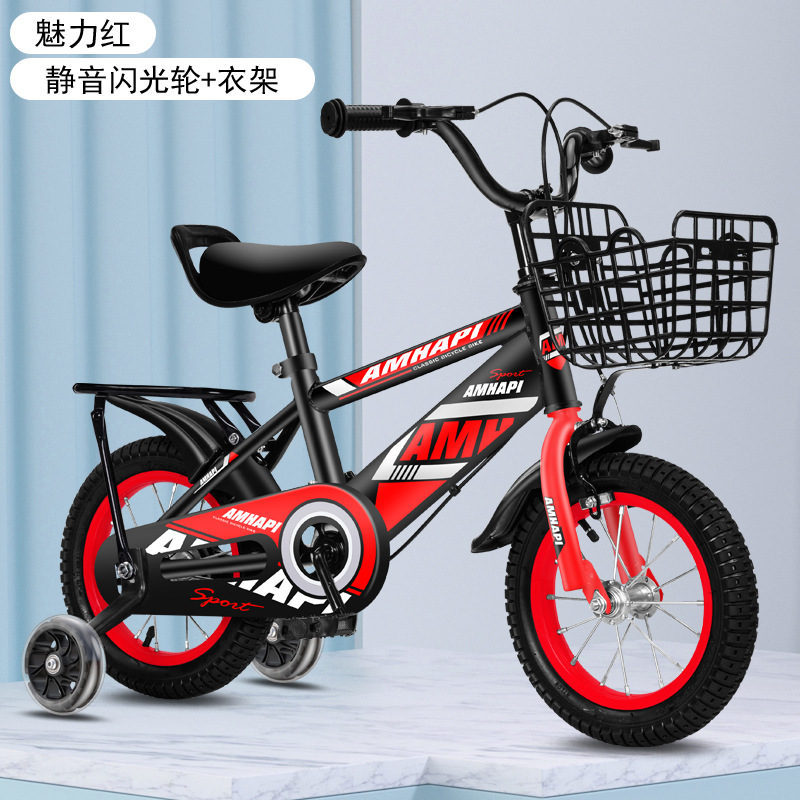 Bicicletas personalizadas para niños de 3 - 9 años de edad bicicleta para niños 14 pulgadas bicicleta para niños y niñas blke