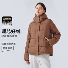 冬季新款收腰显瘦连帽羽绒服女时尚百搭加厚防风保暖外套DAW160