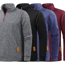 L 27082 Men's Zip Neck Knit Sweater ������֯�� ŷ���羳