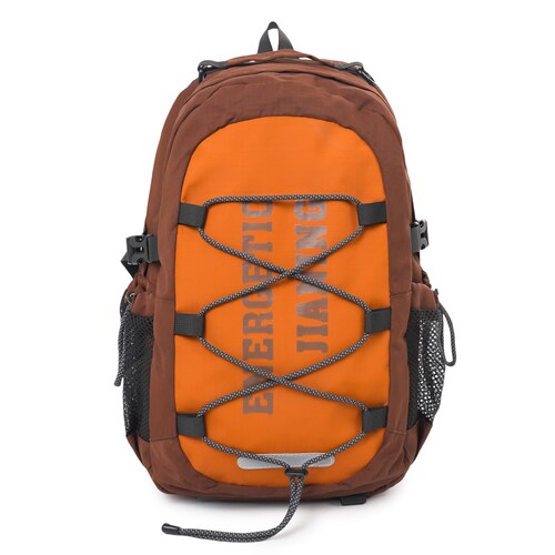 Outdoor sports hiking and hiking bag, new contrasting color splicing lanyard backpack, large-capacity all-matching casual backpack